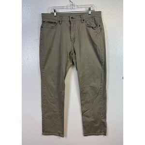 Levis 541 Jeans Mens 36x32 Beige Stretch Straight Fit Casual Pants Cotton Blend